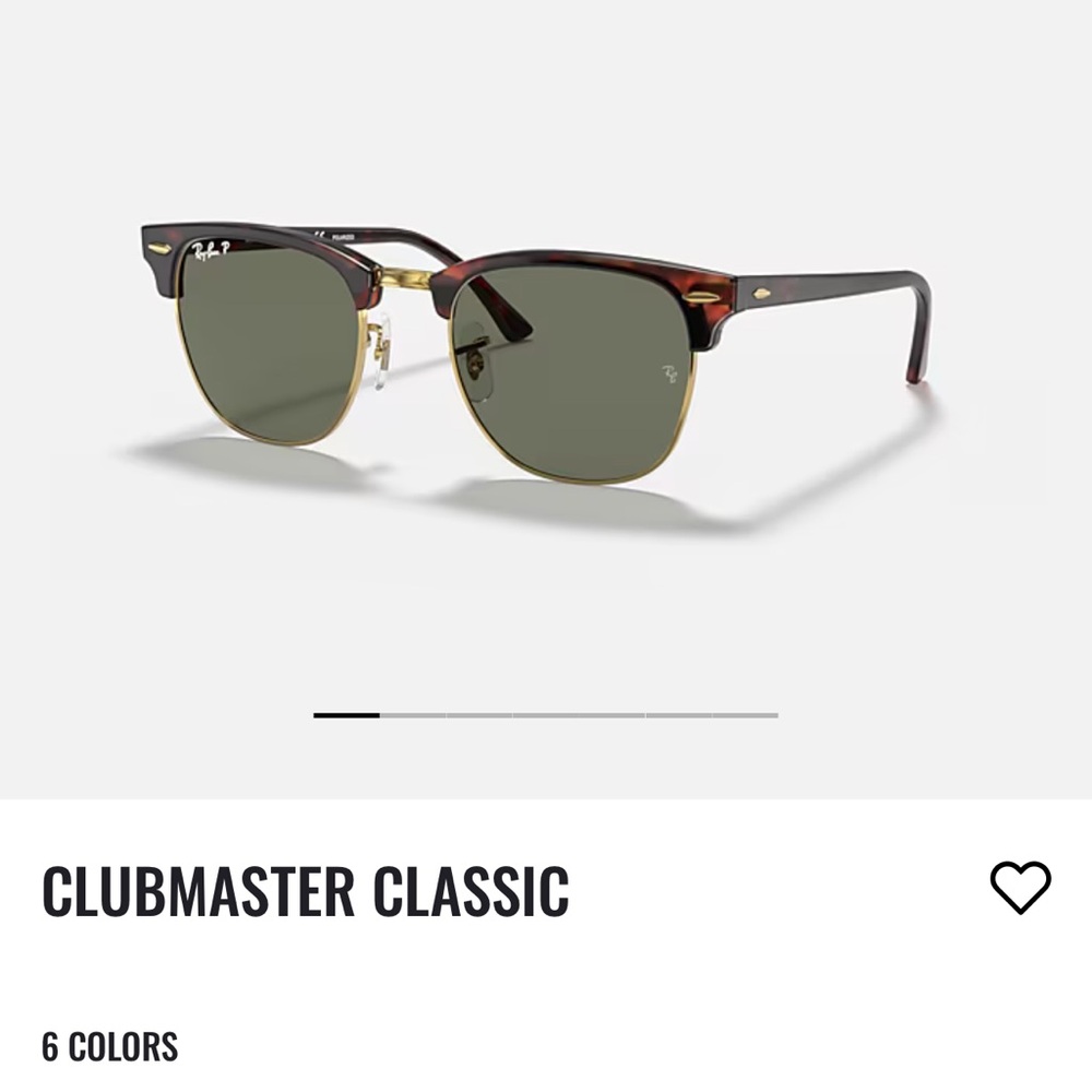 Ray-Ban Clubmaster Tortoiseshell with Green Lenses